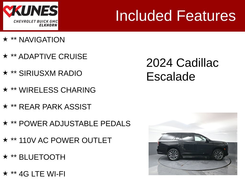 Used 2024 Cadillac Escalade Sport AWD/4WD image 3