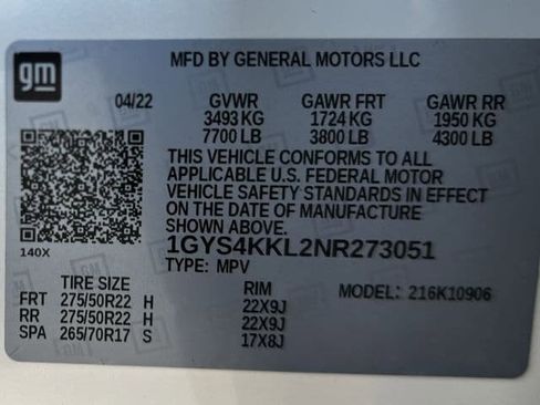 Used 2022 Cadillac Escalade ESV Premium Luxury AWD/4WD image 38