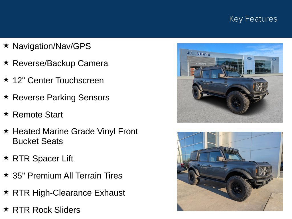 Used 2025 Ford Bronco Big Bend w/ Black Diamond Package AWD/4WD image 31