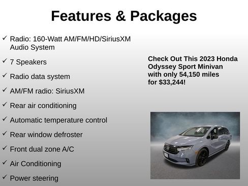 Certified 2023 Honda Odyssey Sport image 8