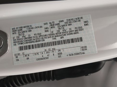 Used 2022 Ford Escape SEL image 34