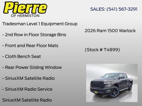 New 2026 RAM 1500 Warlock AWD/4WD image 18