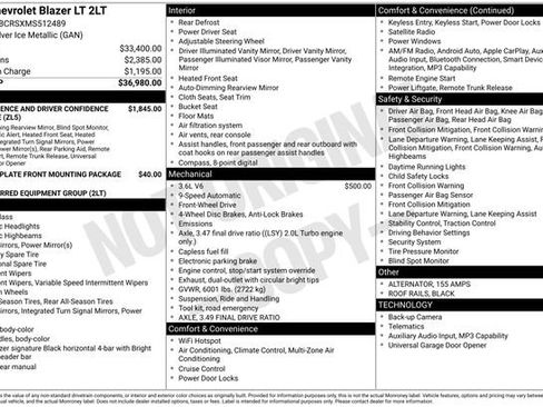 Used 2021 Chevrolet Blazer LT FWD image 6