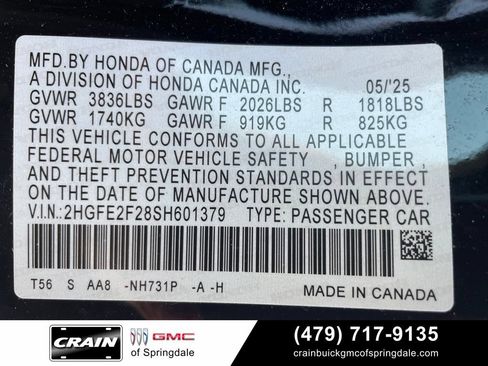 Used 2025 Honda Civic LX image 31
