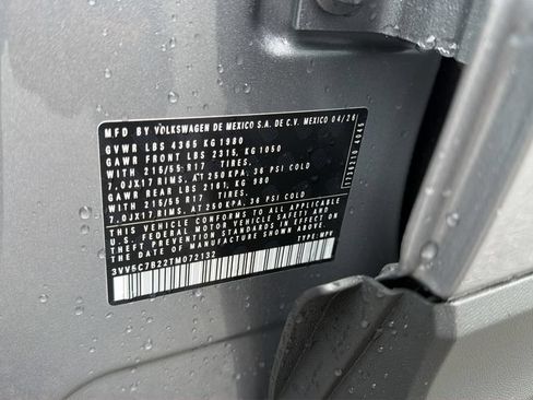 New 2026 Volkswagen Taos S FWD image 27