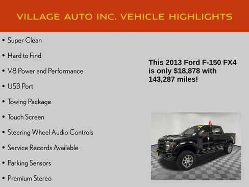 Used 2013 Ford F150 FX4 w/ Luxury Equipment Group AWD/4WD image 7