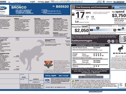 Used 2022 Ford Bronco Badlands w/ Sasquatch Package image 11