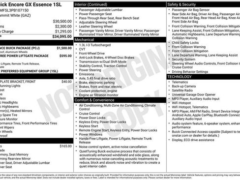 Used 2023 Buick Encore GX Essence w/ Experience Buick Package FWD image 21