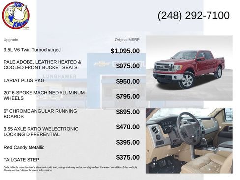 Used 2012 Ford F150 Lariat w/ Lariat Plus Pkg image 5
