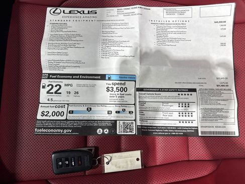 Used 2022 Lexus IS 350 F Sport image 82