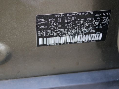 Used 2021 Subaru Outback Touring XT image 31