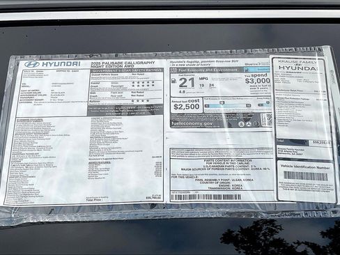 New 2025 Hyundai Palisade Calligraphy image 14