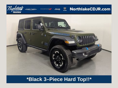 Used 2024 Jeep Wrangler Unlimited Rubicon 4xe AWD/4WD image 1