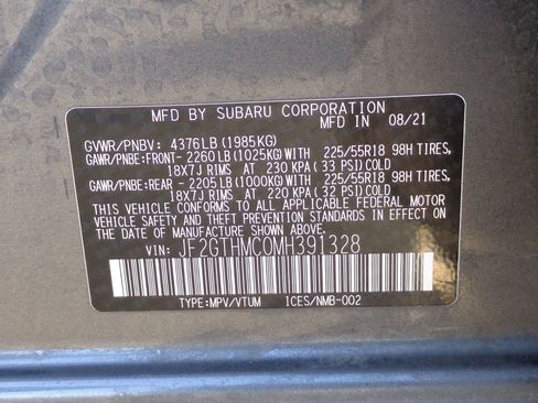 Used 2021 Subaru Crosstrek 2.5i Limited image 33