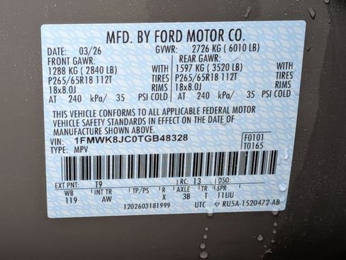 New 2026 Ford Explorer Tremor AWD/4WD image 37