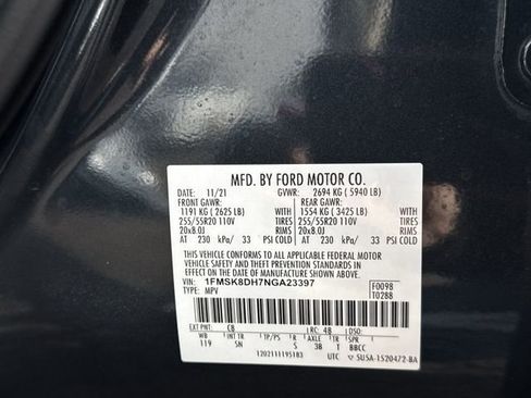 Used 2022 Ford Explorer XLT w/ Equipment Group 202A image 33
