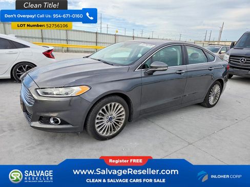 Used 2016 Ford Fusion Titanium AWD/4WD image 1