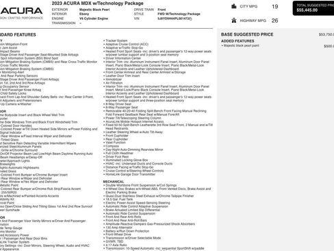 Used 2023 Acura MDX FWD w/ Technology Package image 5