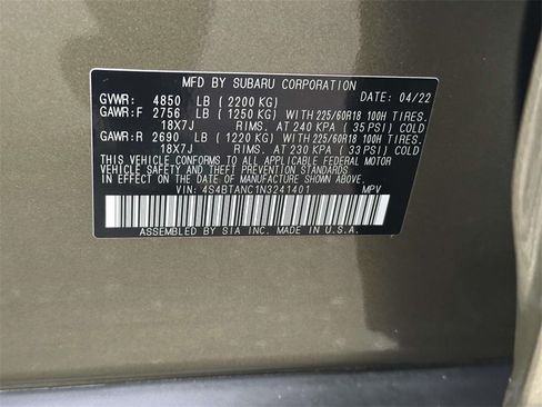 Used 2022 Subaru Outback Limited image 17