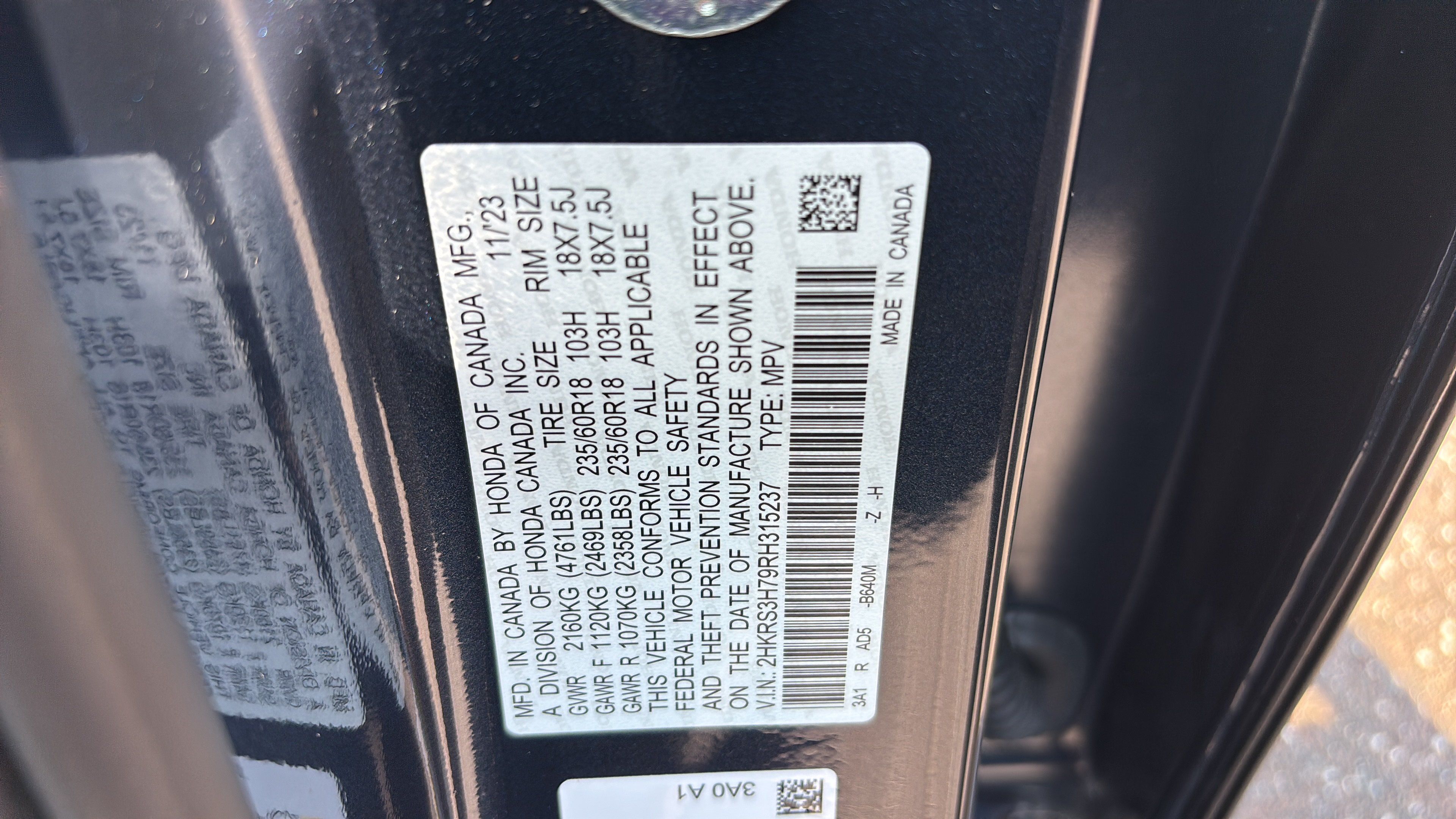 Certified 2024 Honda CR-V EX-L image 18