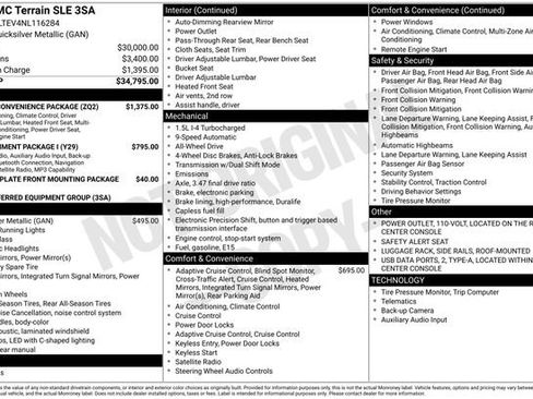 Used 2022 GMC Terrain SLE w/ Driver Convenience Package AWD/4WD image 1