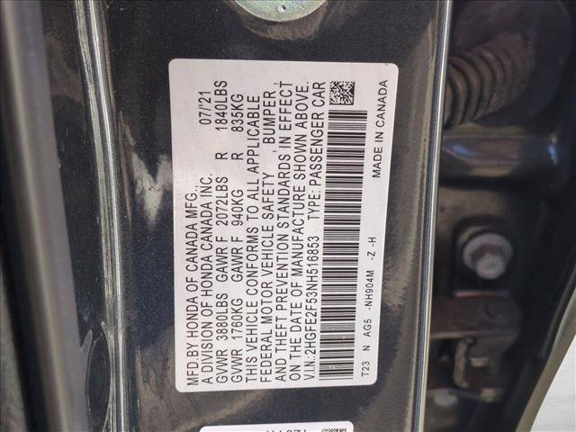 Used 2022 Honda Civic Sport image 23