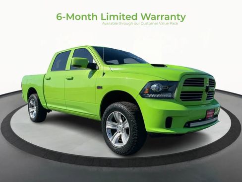 Used 2017 RAM 1500 Sport w/ Sublime Green Sport Package image 1