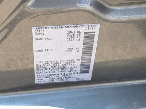Used 2025 Nissan Altima 2.5 SV FWD image 33