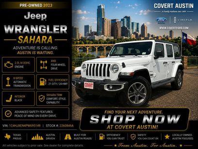 Used 2023 Jeep Wrangler Unlimited Sahara