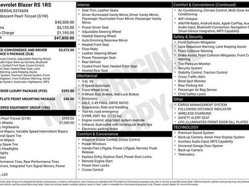 Used 2020 Chevrolet Blazer RS image 40