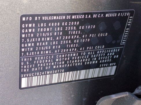 New 2026 Volkswagen Taos SE image 23