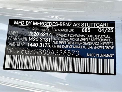 New 2025 Mercedes-Benz S 580 4MATIC Sedan image 16