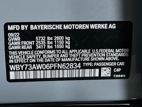 Used 2023 BMW i4 eDrive40 w/ M Sport Package image 12