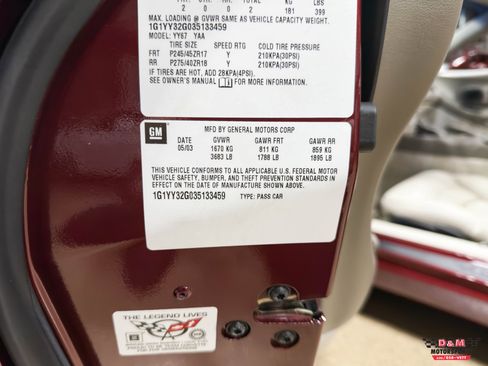 Used 2003 Chevrolet Corvette Convertible w/ Preferred Equipment Group1 image 58