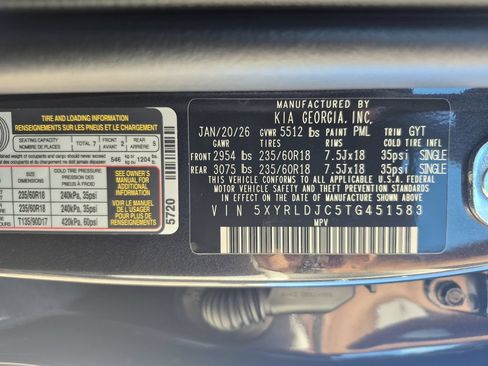 New 2026 Kia Sorento S AWD/4WD image 27