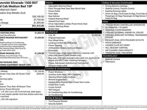 Used 2019 Chevrolet Silverado 1500 RST w/ All-Star Edition image 30