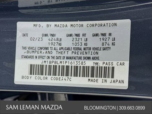 Used 2023 MAZDA MAZDA3 s AWD/4WD image 32