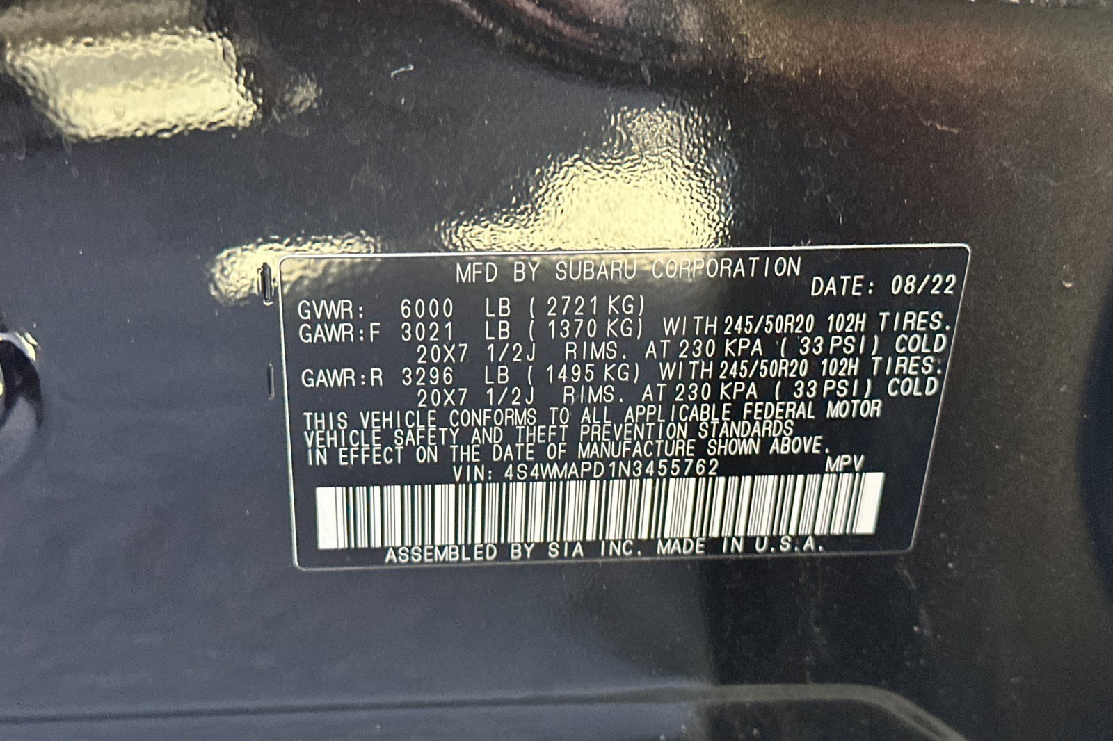 Used 2022 Subaru Ascent Limited w/ Technology Package AWD/4WD image 40