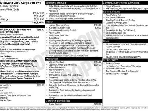 Used 2017 GMC Savana 2500 RWD image 18