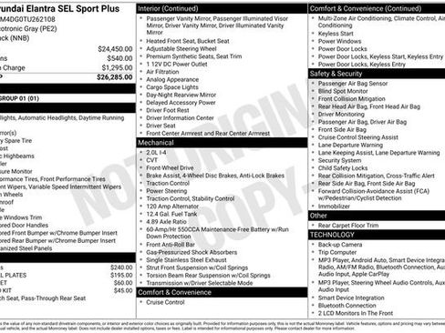 New 2026 Hyundai Elantra SEL Sport FWD image 25