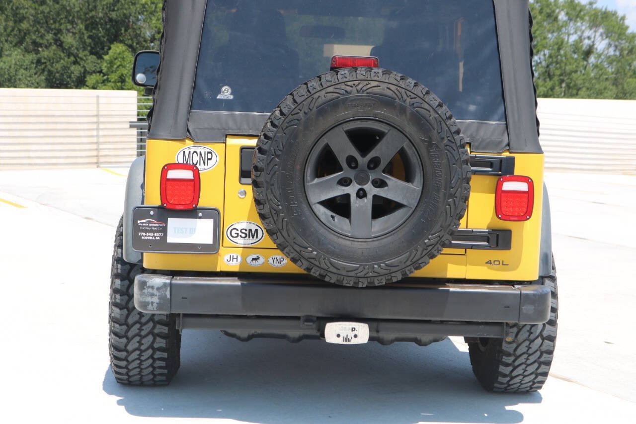 Used 2004 Jeep Wrangler X w/ Convenience Group AWD/4WD image 67