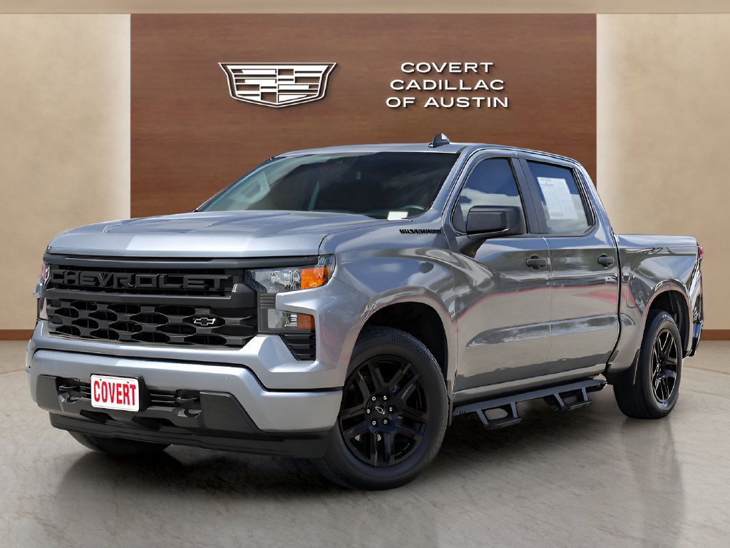 Used 2023 Chevrolet Silverado 1500 Custom w/ LPO, Dark Essentials Package RWD image 1