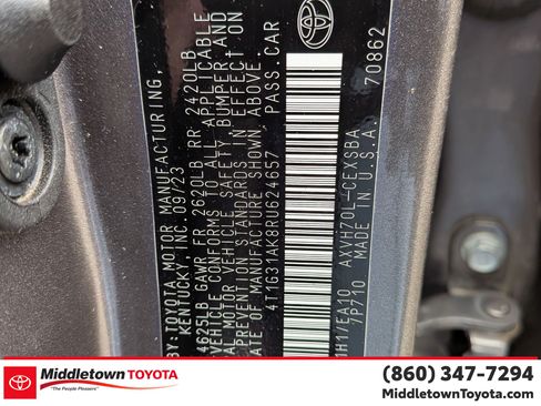 Certified 2024 Toyota Camry SE image 38