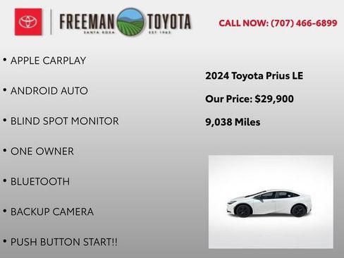Used 2024 Toyota Prius LE FWD image 5