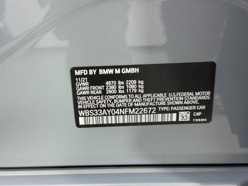 Used 2022 BMW M3 Competition image 53