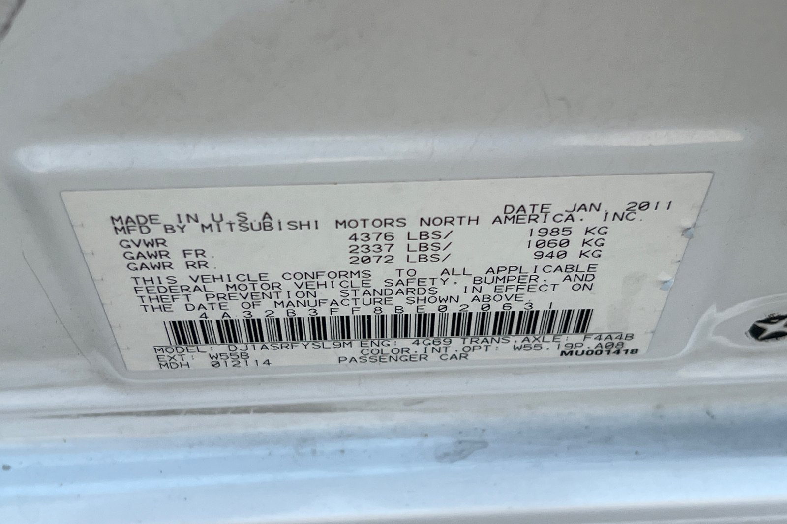 Used 2011 Mitsubishi Galant FWD image 28