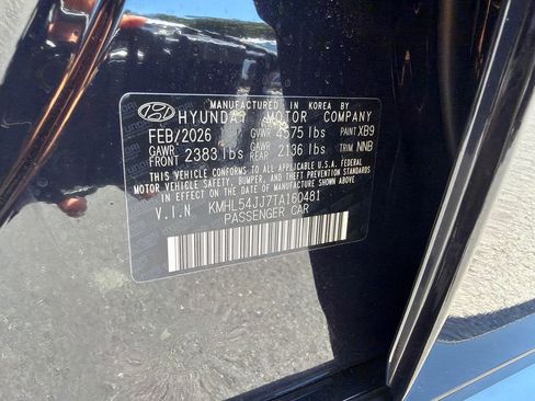 New 2026 Hyundai Sonata Limited FWD image 31