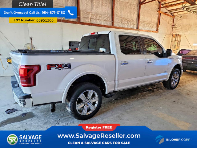 Used 2015 Ford F150 Platinum w/ Equipment Group 701A Luxury AWD/4WD image 4
