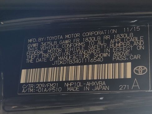 Used 2016 Toyota Prius C Persona Series image 33