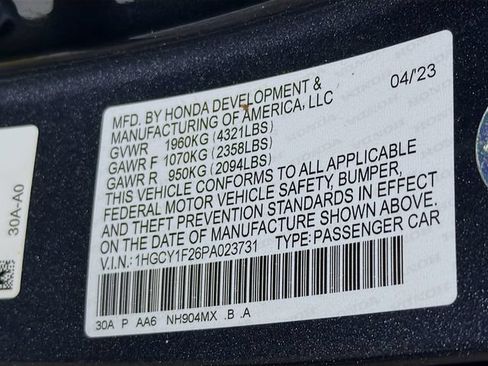 Used 2023 Honda Accord LX image 33
